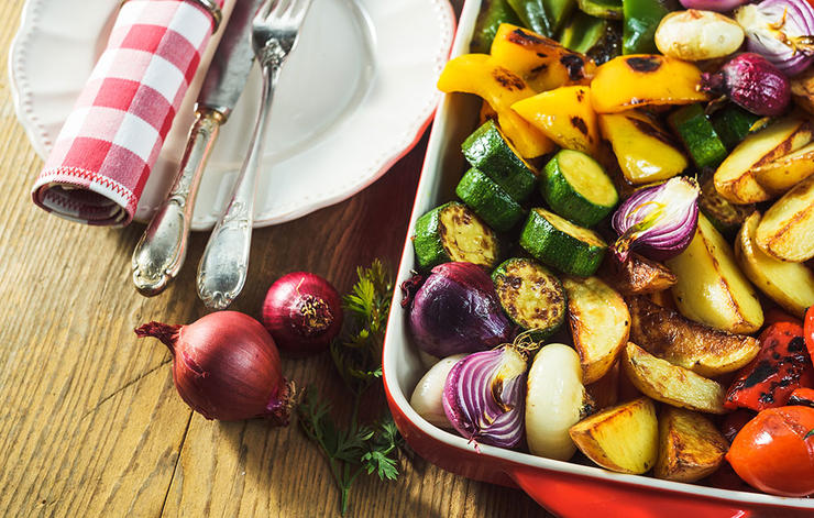 چگونه بدن و ذهنی قوی داشته باشیم,vegetable-dinner-سلامت مغز